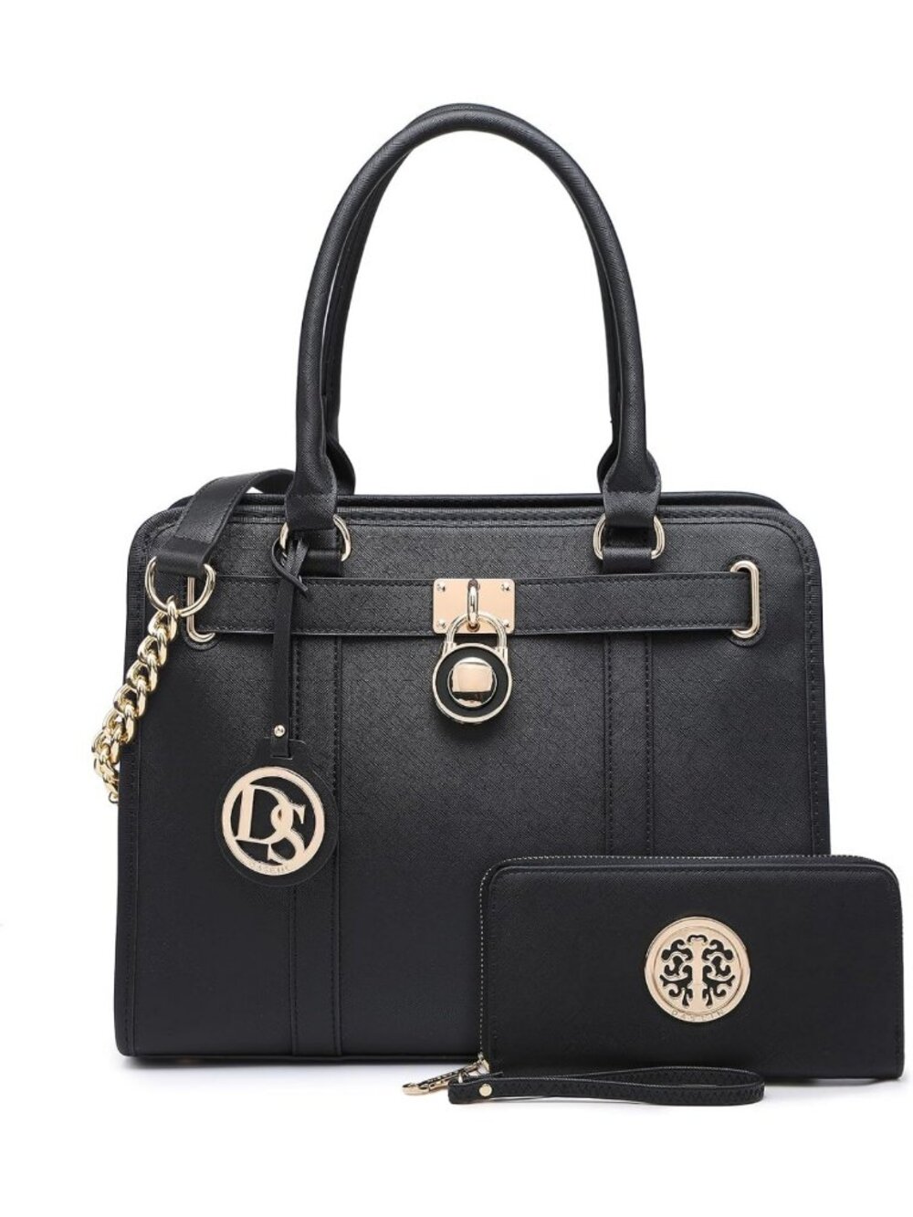 Stylish Women's Satchel Handbag & Tote with Matching Wallet - Versatile Shoulder